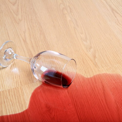 Wine Spill on Laminate | Dalton Flooring Outlet